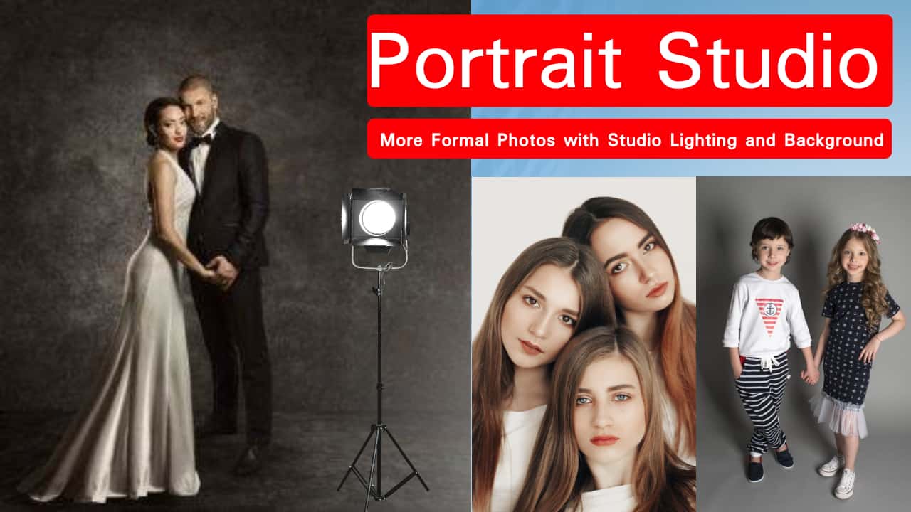 Full Portrait Studio at your wedding or party