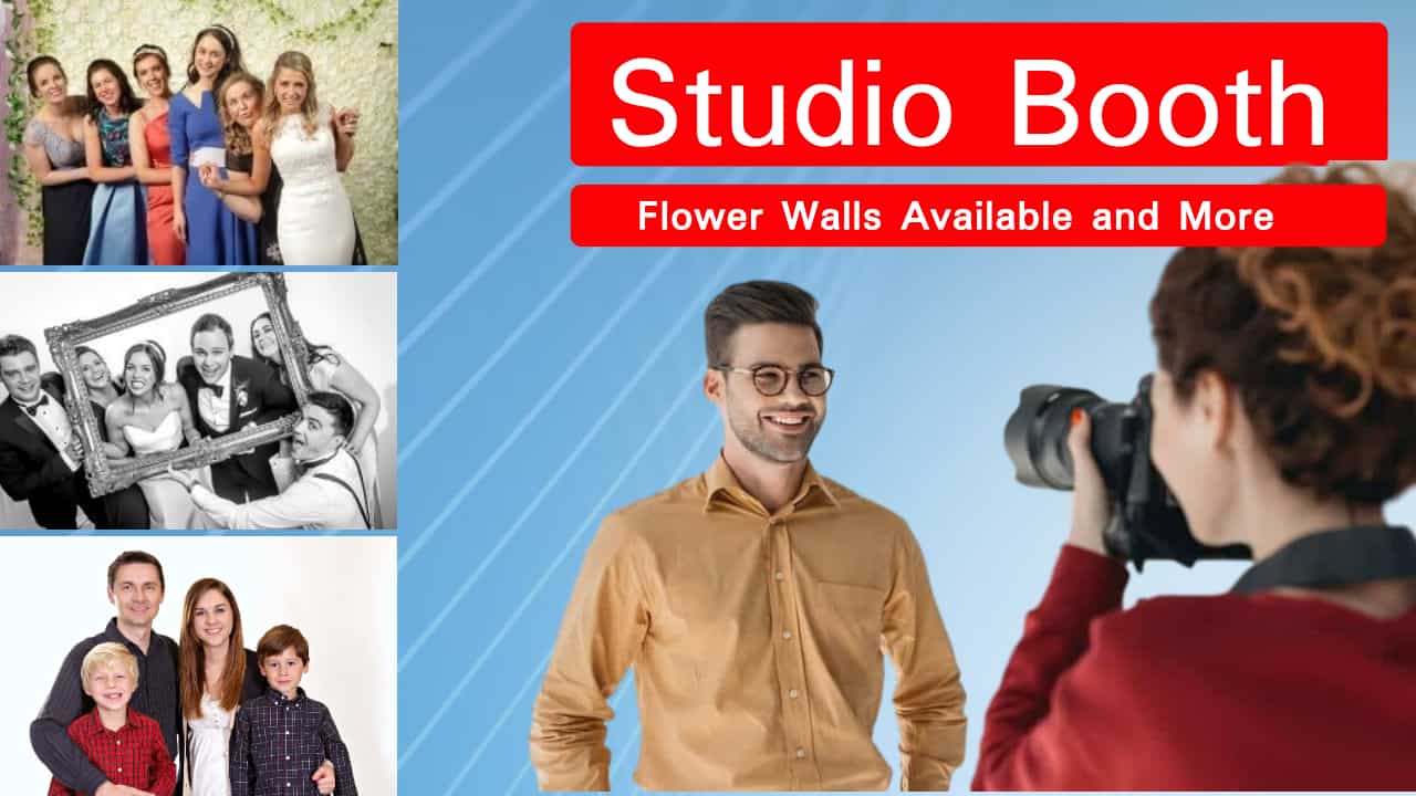 Photo Studio Booth with instant printing in Ireland